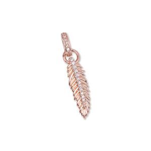 Pandora Sparkling Feather Dangle Charm